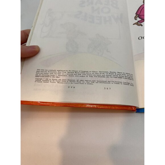 Vintage Dr. Seuss Bears on Wheels Hardcover Children's Book - Picture 5 of 6